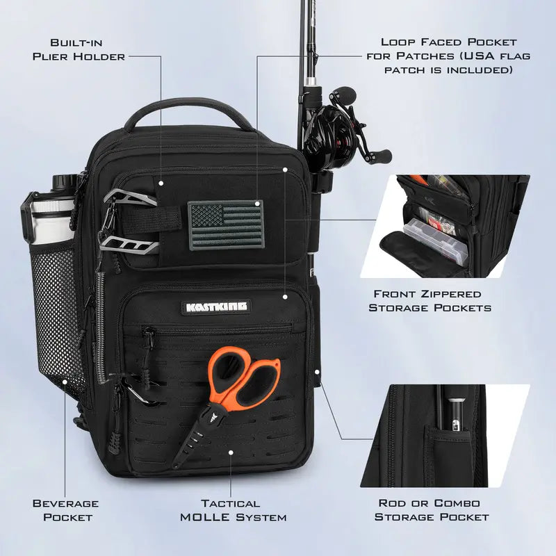 Tactical Backpack for Fishing