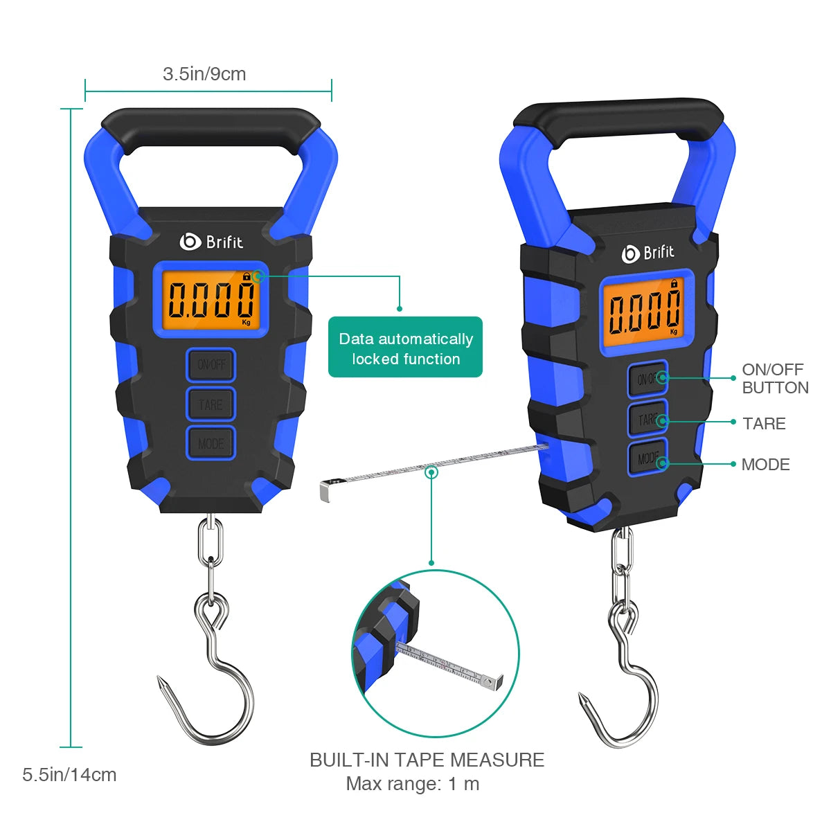 Portable Hanging Scale 50KG